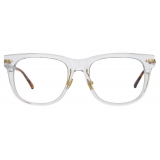 Linda Farrow - Chrysler D-Frame Optical Glasses in Clear - LF43C3OPT - Linda Farrow Eyewear