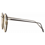 Linda Farrow - Comer Oval Optical Glasses in Nickel - LFL1190C4OPT - Linda Farrow Eyewear