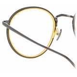 Linda Farrow - Comer Oval Optical Glasses in Nickel - LFL1190C4OPT - Linda Farrow Eyewear