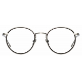 Linda Farrow - Comer Oval Optical Glasses in White Gold - LFL1190C3OPT - Linda Farrow Eyewear