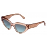 Bulgari - Serpenti - Occhiali da Sole Cat-Eye in Acetato "Vipermesh" - Marrone - Serpenti Collection