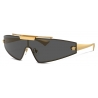 Versace - Occhiale da Sole SGH Medusa Horizon - Oro Grigio Scuro - Occhiali da Sole - Versace Eyewear