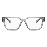 Versace - Occhiale da Vista Medusa Deco - Grigio Trasparente - Occhiali da Vista - Versace Eyewear