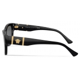 Versace - Medusa Legend Squared Sunglasses - Black Dark Gray - Sunglasses - Versace Eyewear