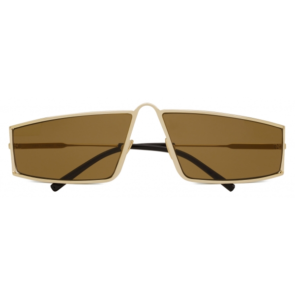 Yves Saint Laurent - Occhiali da Sole SL 606 - Oro Chiaro Marrone - Saint Laurent Eyewear