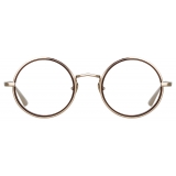 Linda Farrow - Cortina Oval Optical Glasses in Light Gold - LFL1388C2OPT - Linda Farrow Eyewear