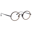 Linda Farrow - Cortina Oval Optical Glasses in Nickel - LFL1388C3OPT - Linda Farrow Eyewear