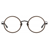 Linda Farrow - Cortina Oval Optical Glasses in Nickel - LFL1388C3OPT - Linda Farrow Eyewear