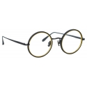 Linda Farrow - Cortina Oval Optical Glasses in Nickel Yellow Gold - LFL1388C4OPT - Linda Farrow Eyewear