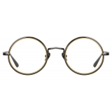 Linda Farrow - Cortina Oval Optical Glasses in Nickel Yellow Gold - LFL1388C4OPT - Linda Farrow Eyewear