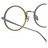 Linda Farrow - Cortina Oval Optical Glasses in Nickel Yellow Gold - LFL1388C4OPT - Linda Farrow Eyewear
