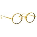 Linda Farrow - Occhiali da Vista Cortina Ovale in Oro Giallo - LFL1388C1OPT - Linda Farrow Eyewear