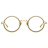 Linda Farrow - Occhiali da Vista Cortina Ovale in Oro Giallo - LFL1388C1OPT - Linda Farrow Eyewear