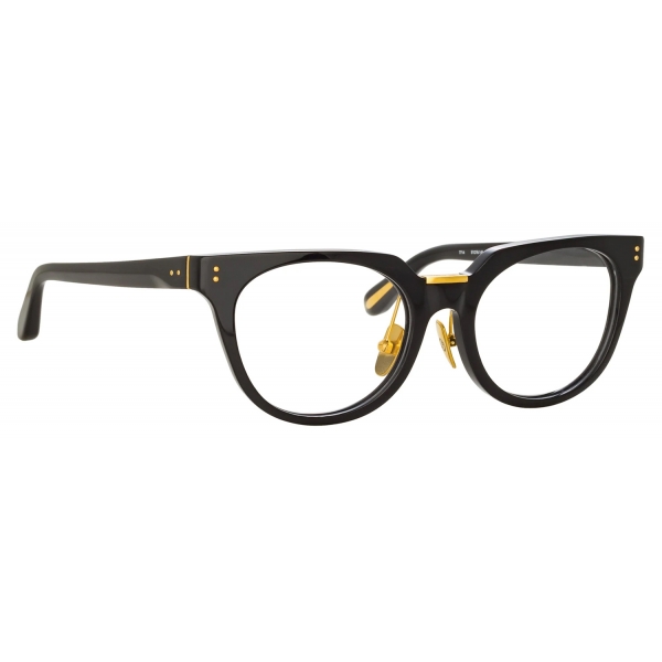 Linda Farrow - Delphine Cat Eye Optical Glasses in Black - LFL1323C1OPT - Linda Farrow Eyewear