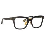 Linda Farrow - Desiree D-Frame Optical Glasses in Black - LFL1322C1OPT - Linda Farrow Eyewear