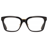 Linda Farrow - Desiree D-Frame Optical Glasses in Black - LFL1322C1OPT - Linda Farrow Eyewear