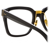 Linda Farrow - Desiree D-Frame Optical Glasses in Black - LFL1322C1OPT - Linda Farrow Eyewear