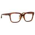 Linda Farrow - Desiree D-Frame Optical Glasses in Horn - LFL1322C3OPT - Linda Farrow Eyewear