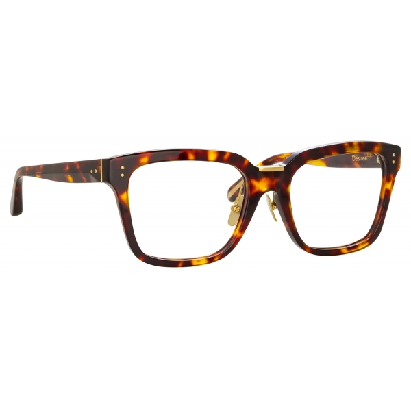 Linda Farrow - Desiree D-Frame Optical Glasses in Tortoiseshell - LFL1322C2OPT - Linda Farrow Eyewear