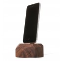 Woodcessories - Walnut / Wooden iPhone 6, 7, 8, X Dock - iPhone Dock - Eco Dock - Wooden iPhone Support