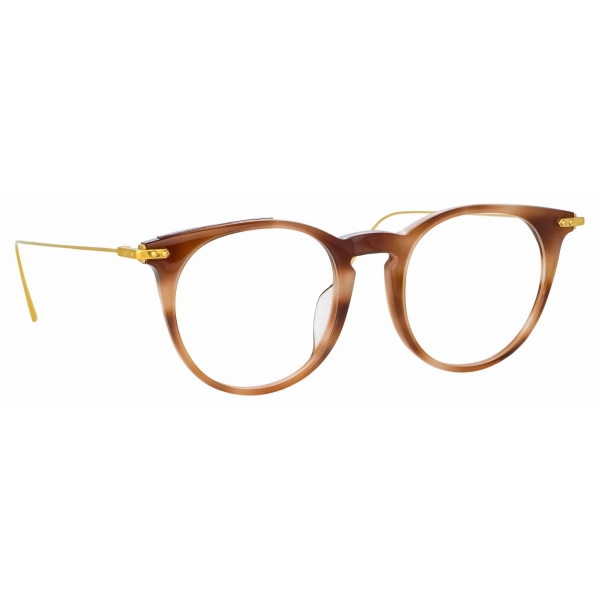 Linda Farrow - Ellis A Oval Optical Glasses in Brown - LF54AC4OPT - Linda Farrow Eyewear