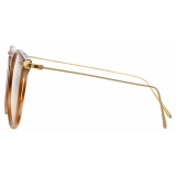 Linda Farrow - Ellis A Oval Optical Glasses in Brown - LF54AC4OPT - Linda Farrow Eyewear