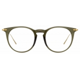 Linda Farrow - Ellis A Oval Optical Glasses in Green - LF54AC5OPT - Linda Farrow Eyewear