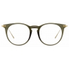 Linda Farrow - Ellis A Oval Optical Glasses in Green - LF54AC5OPT - Linda Farrow Eyewear