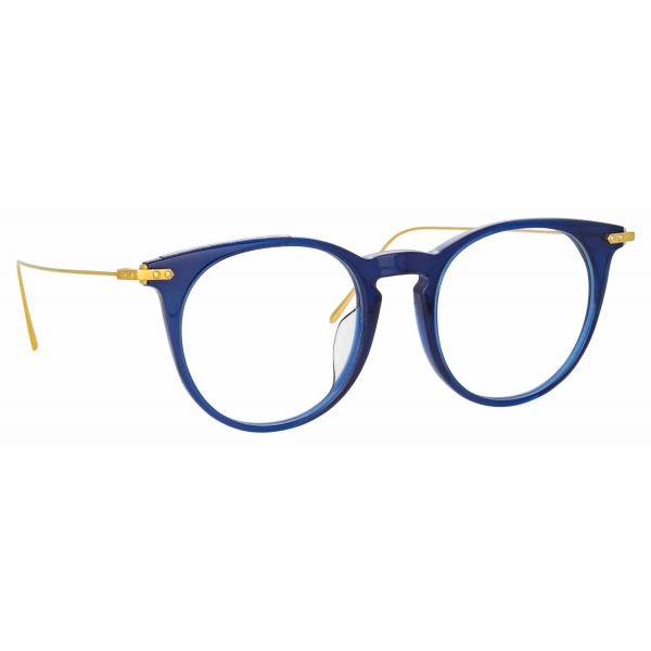 Linda Farrow - Ellis A Oval Optical Glasses in Navy - LF54AC3OPT - Linda Farrow Eyewear