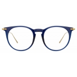 Linda Farrow - Ellis A Oval Optical Glasses in Navy - LF54AC3OPT - Linda Farrow Eyewear