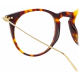 Linda Farrow - Ellis A Oval Optical Glasses in Tortoiseshell - LF54AC2OPT - Linda Farrow Eyewear