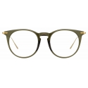 Linda Farrow - Ellis Oval Optical Glasses in Green - LF54C5OPT - Linda Farrow Eyewear