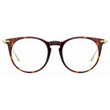 Linda Farrow - Ellis Oval Optical Glasses in Tortoiseshell - LF54C2OPT - Linda Farrow Eyewear