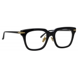 Linda Farrow - Occhiali da Vista Empire D-Frame in Nero - LF28C1OPT - Linda Farrow Eyewear