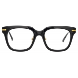 Linda Farrow - Empire D-Frame Optical Glasses in Black - LF28C1OPT - Linda Farrow Eyewear