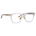 Linda Farrow - Empire D-Frame Optical Glasses in Clear - LF28C3OPT - Linda Farrow Eyewear