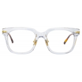 Linda Farrow - Empire D-Frame Optical Glasses in Clear - LF28C3OPT - Linda Farrow Eyewear