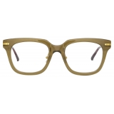 Linda Farrow - Empire D-Frame Optical Glasses in Green - LF28AC4OPT - Linda Farrow Eyewear