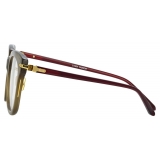 Linda Farrow - Occhiali da Vista Empire D-Frame in Verde - LF28AC4OPT - Linda Farrow Eyewear