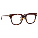 Linda Farrow - Empire D-Frame Optical Glasses in Tortoiseshell - LF28C2OPT - Linda Farrow Eyewear