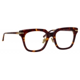 Linda Farrow - Occhiali da Vista Empire D-Frame in Tartaruga - LF28C2OPT - Linda Farrow Eyewear