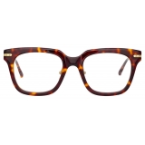 Linda Farrow - Empire D-Frame Optical Glasses in Tortoiseshell - LF28C2OPT - Linda Farrow Eyewear