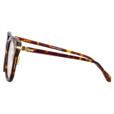 Linda Farrow - Empire D-Frame Optical Glasses in Tortoiseshell - LF28C2OPT - Linda Farrow Eyewear