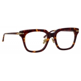 Linda Farrow - Empire D-Frame Optical Glasses in Tortoiseshell - LF28AC2OPT - Linda Farrow Eyewear