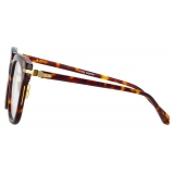 Linda Farrow - Empire D-Frame Optical Glasses in Tortoiseshell - LF28AC2OPT - Linda Farrow Eyewear