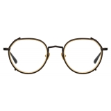 Linda Farrow - Falcon Angular Optical Glasses in Nickel - LFL1387C3OPT - Linda Farrow Eyewear