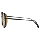 Linda Farrow - Falcon Angular Optical Glasses in Nickel - LFL1387C3OPT - Linda Farrow Eyewear