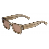 Yves Saint Laurent - SL 572 Sunglasses - Transparent Nude Silver - Sunglasses - Saint Laurent Eyewear