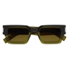 Yves Saint Laurent - Occhiali da Sole SL 572 - Khaki Trasparente Argento - Saint Laurent Eyewear