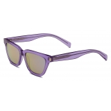 Yves Saint Laurent - SL 462 Sulpice Sunglasses - Transparent Lilac Pink - Sunglasses - Saint Laurent Eyewear